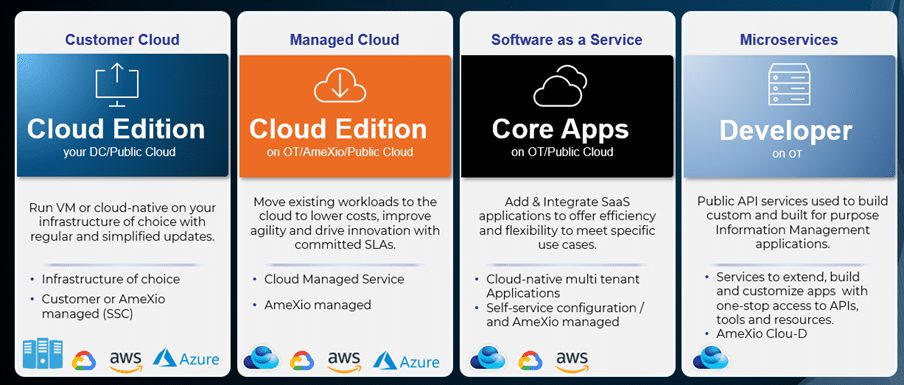 Different cloud strategies explained: Customer Cloud, Managed Cloud, Software as a Service